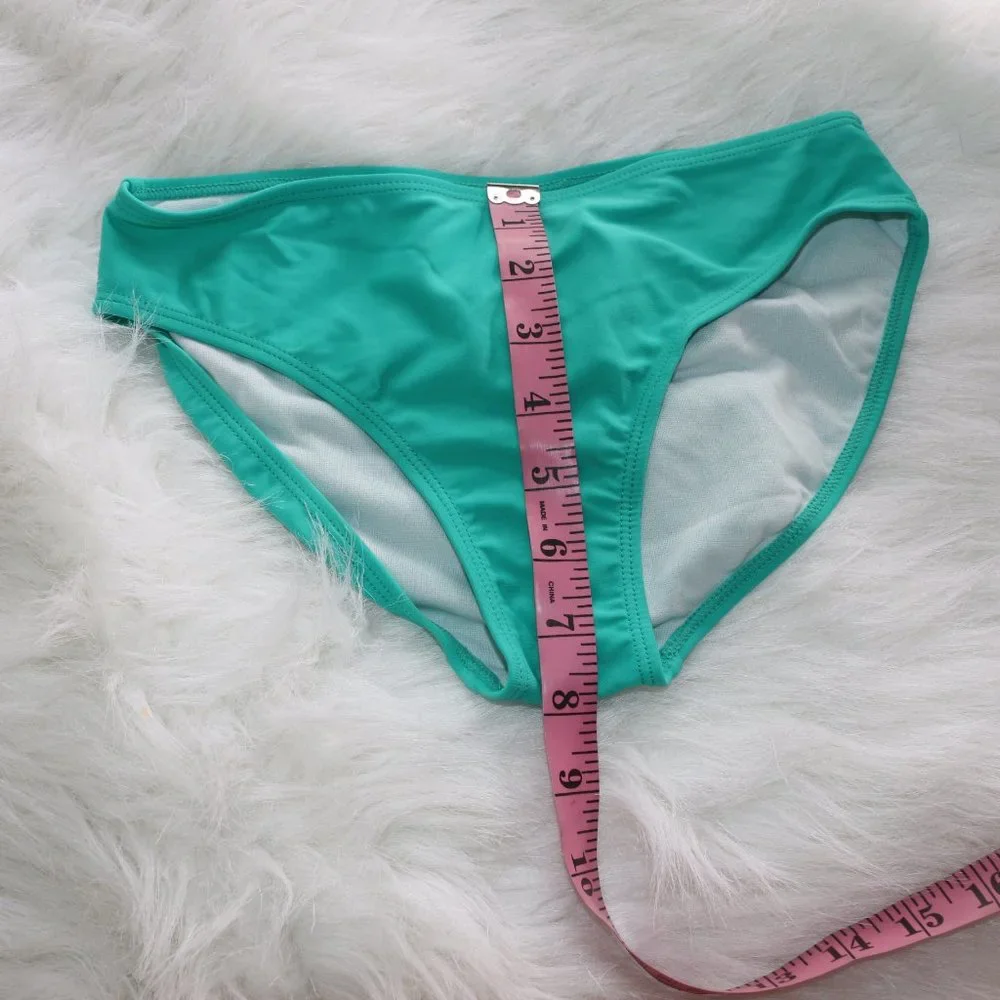 Justin Allen Teal Green Kids Bikini Bottom - Size 12